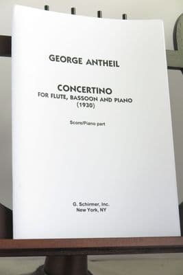 Antheil G - Concertino for Flute Bassoon & Piano (1930)