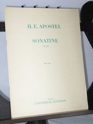 Apostel H E - Sonatine Op 39b for Solo Horn
