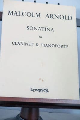 Arnold M - Sonatina for Clarinet & Piano arr Dobree G [INCOMPLETE]