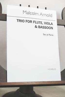 Arnold M - Trio for Flute Viola & Bassoon