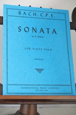 Bach C P E - Sonata in A Minor for Flute Solo