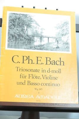Bach C P E - Trio Sonata in D Minor Wq145 for Flute Violin & Basso Continuo