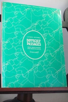 Bach J S - 105 Difficult Passages from the works of J S Bach for Oboe Oboe d'Amore & Cor Anglais