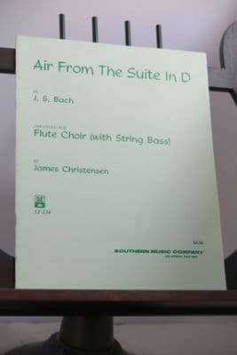 Bach J S - Air from the Suite in D for Flute Choir with String Bass arr Christensen J