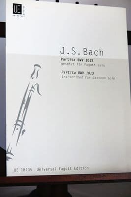 Bach J S - Partita BWV1013 for Bassoon Solo arr Waterhouse W