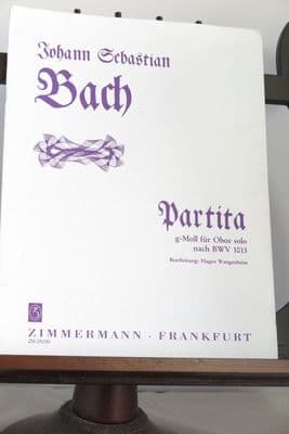 Bach J S - Partita in G Minor for Oboe Solo from BWV 1013 arr Wangenheim H