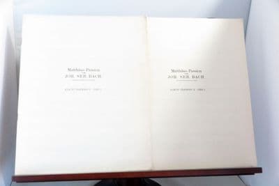 Bach J S - St Matthew Passion Flute 1 & 2 parts