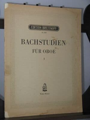 Bach J S - Studies for Oboe Vol 1 ed Heinze W