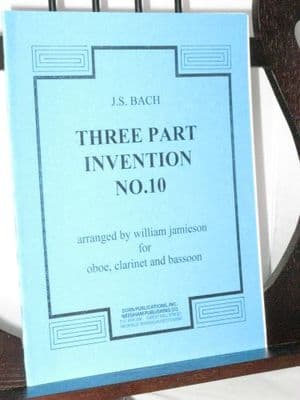 Bach J S - Three Part Invention No 10 arr Jamieson W