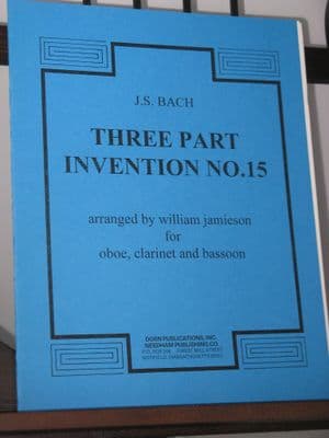 Bach J S - Three Part Invention No 15 arr Jamieson W