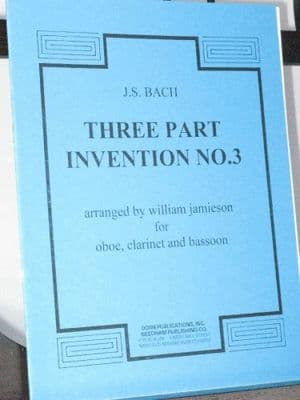 Bach J S - Three Part Invention No 3 arr Jamieson W