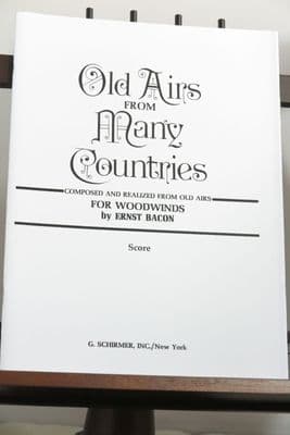 Bacon E - Old Airs from Many Countries for Flute Oboe 2 Clarinets & Bassoon