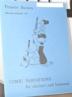Baines F - Comic Variations for Clarinet and Bassoon