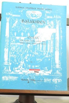 Balakirev M - Octet Op 3 for Flute Oboe Horn Violin Viola Cello Double Bass & Piano