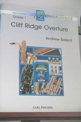 Balent A - Cliff Ridge Overture for Beginner Wind Band