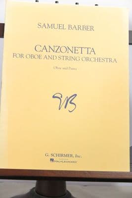 Barber S - Canzonetta for Oboe & Piano arr Holab W
