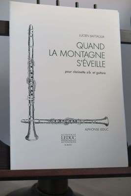 Battaglia L - Quand la Montagne S'Eveille for Clarinet & Guitar