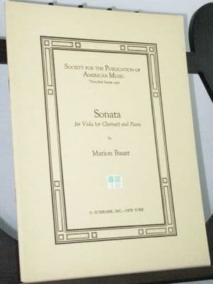 Bauer M - Sonata Op 22