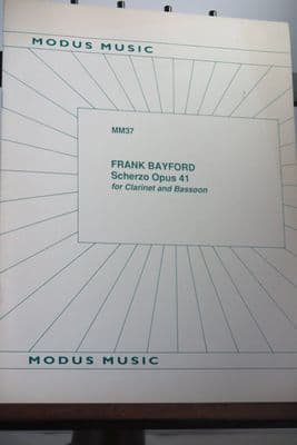 Bayford F - Scherzo Op 41 for Clarinet & Bassoon
