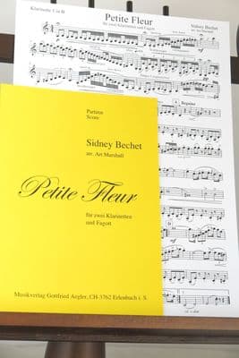 Bechet S - Petite Fleur for 2 Clarinets & Bassoon arr Marshall A