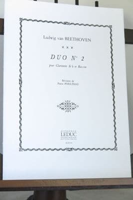 Beethoven L van - Duo No 2 for Clarinet & Bassoon