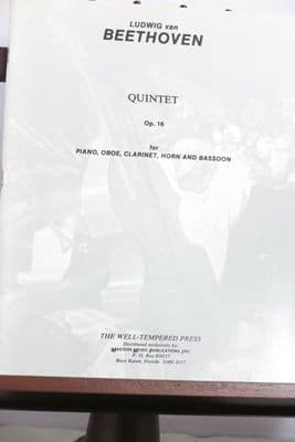 Beethoven L van - Quintet Op 16 for Oboe Clarinet Horn Bassoon & Piano