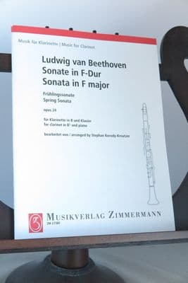 Beethoven L van - Sonata in F Op 24 for Clarinet & Piano arr Korody-Kreutzer S [INCOMPLETE]