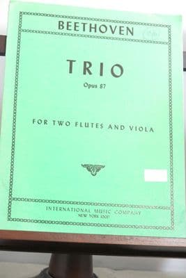 Beethoven L van - Trio Op 87 for 2 Flutes & Viola