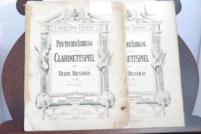 Bender H - Practischer Lehrgang fur das Clarinettspiel Books 1 & 2