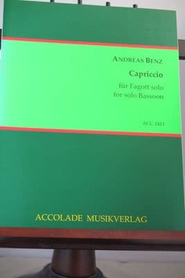 Benz A - Capriccio for Solo Bassoon