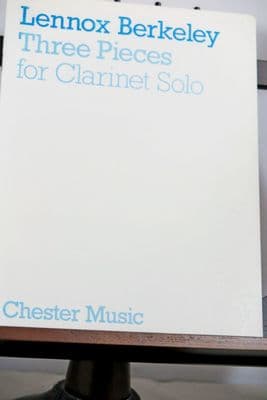 Berkeley L - Three Pieces for Clarinet Solo