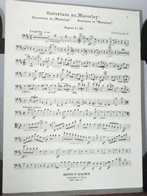 Berlioz H - Overture to Waverley Bassoon 1 Part