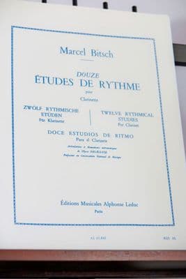 Bitsch M - Twelve Rythmical Studies for  Clarinet