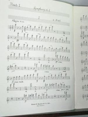 Bizet G - Symphony No 1 Flute 1 Part