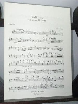 Boieldieu F A - Overture La Dame Blanche Flute 1 Part