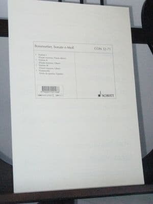 Boismortier J B de - Sonata in E Minor Op 34/3