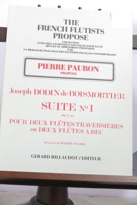Boismortier J B de - Suite No 1 Op 17 No 1 for 2 Flutes