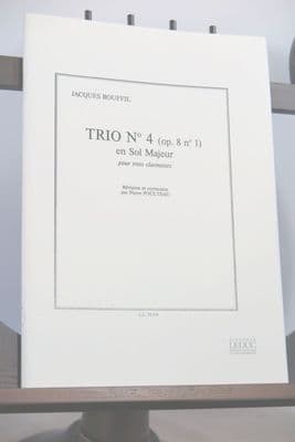Bouffil J - Trio No 4 in G Op 8 No 1 for 3 Clarinets