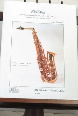 Bouvard J - Fanfare for 5 Saxophones