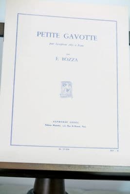 Bozza E - Petite Gavotte for Alto Saxophone & Piano