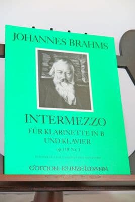 Brahms J - Intermezzo Op 119 No 3 for Clarinet & Piano arr Popov N