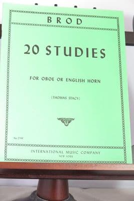 Brod H - 20 Studies for Oboe or English Horn (Cor Anglais)