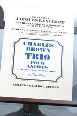 Brown C - Trio for Oboe Clarinet & Bassoon