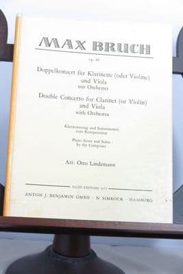 Bruch M - Double Concerto for Clarinet (or Violin) Viola & Piano arr Lindemann O