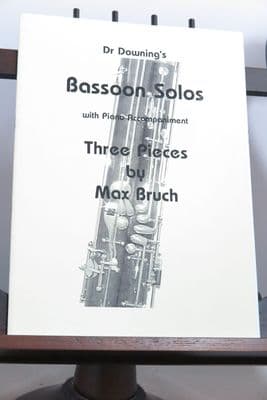 Bruch M - Three Pieces Op 70 for Bassoon & Piano arr Downing S & Moore P J