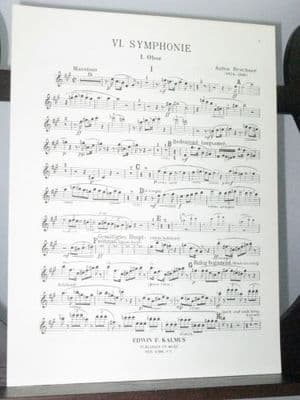 Bruckner A - Symphony No 6 Oboe 1 Part