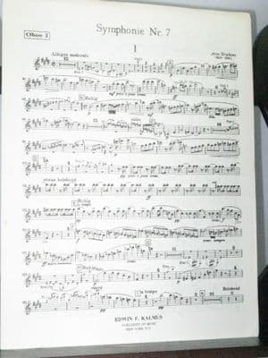 Bruckner A - Symphony No 7 Oboe 1 Part