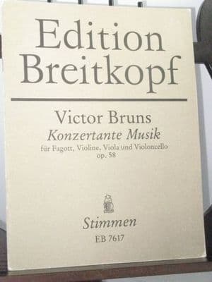 Bruns V - Konzertante Musik Op 58