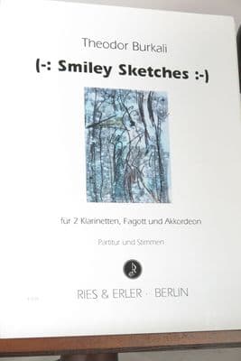 Burkali T - Smiley Sketches for 2 Clarinets Bassoon & Accordion