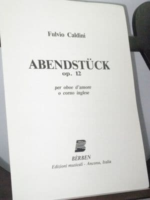 Caldini F - Abendstuck Op 12 for Oboe d'Amore or Cor Anglais
